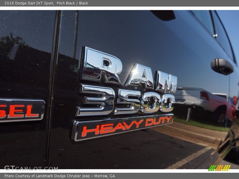 Pitch Black / Black 2016 Dodge Dart SXT Sport