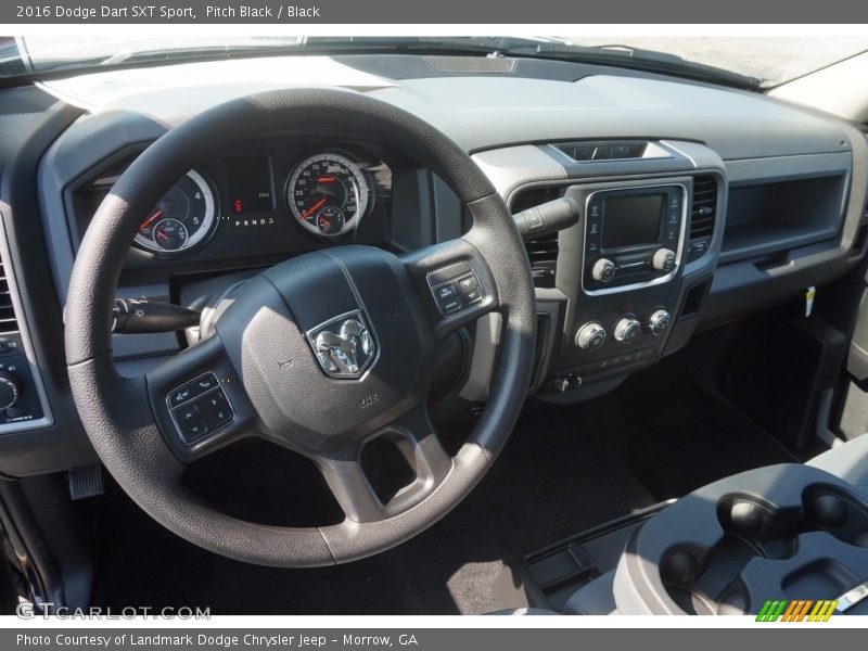 Pitch Black / Black 2016 Dodge Dart SXT Sport