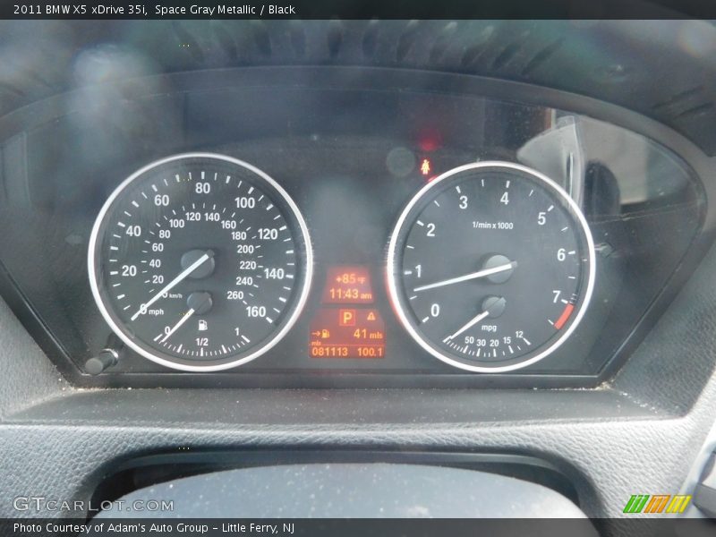 Space Gray Metallic / Black 2011 BMW X5 xDrive 35i