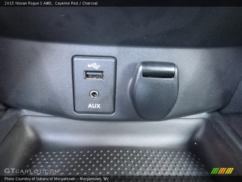Cayenne Red / Charcoal 2015 Nissan Rogue S AWD