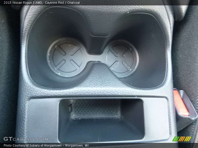 Cayenne Red / Charcoal 2015 Nissan Rogue S AWD