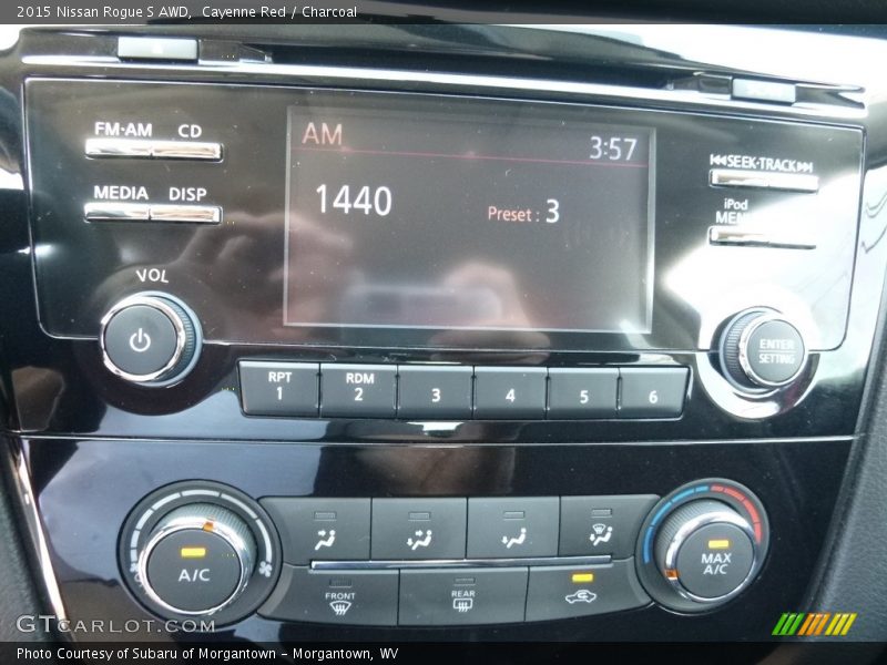 Cayenne Red / Charcoal 2015 Nissan Rogue S AWD