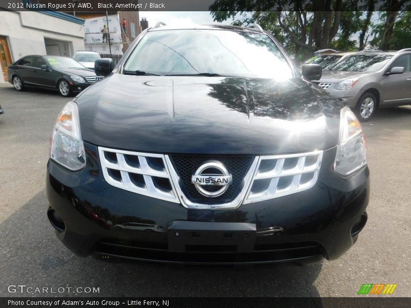 Black Amethyst / Black 2012 Nissan Rogue SV AWD