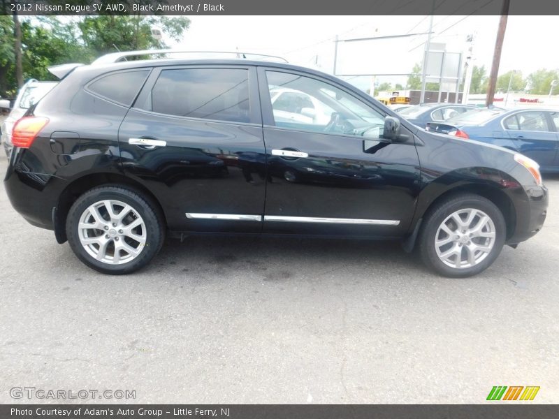 Black Amethyst / Black 2012 Nissan Rogue SV AWD