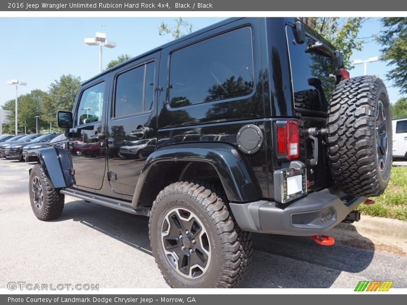 Black / Black 2016 Jeep Wrangler Unlimited Rubicon Hard Rock 4x4