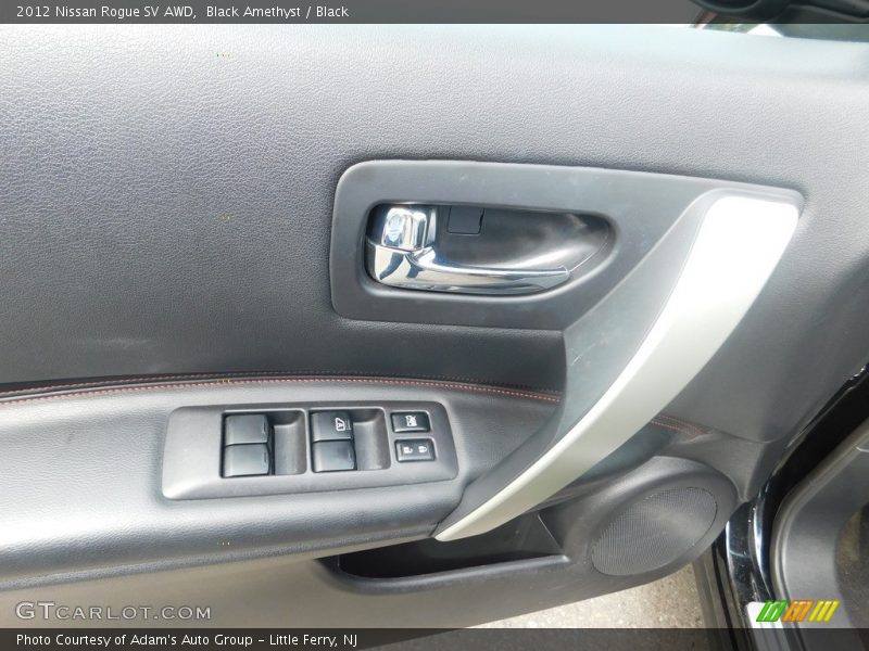 Black Amethyst / Black 2012 Nissan Rogue SV AWD