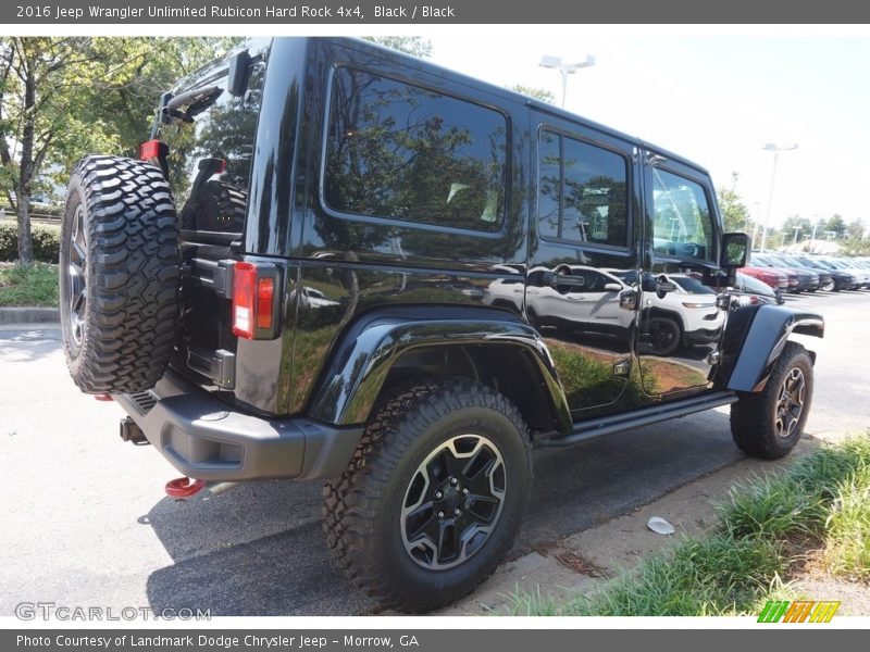 Black / Black 2016 Jeep Wrangler Unlimited Rubicon Hard Rock 4x4