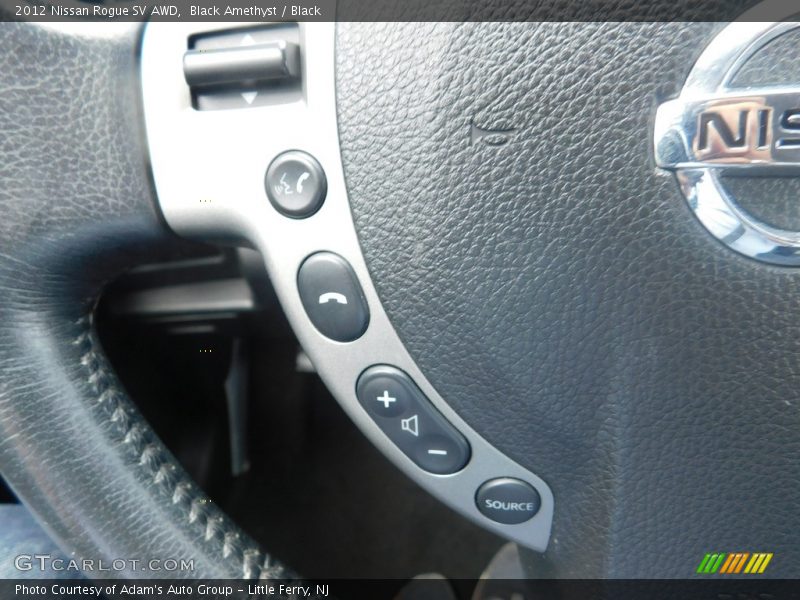 Black Amethyst / Black 2012 Nissan Rogue SV AWD