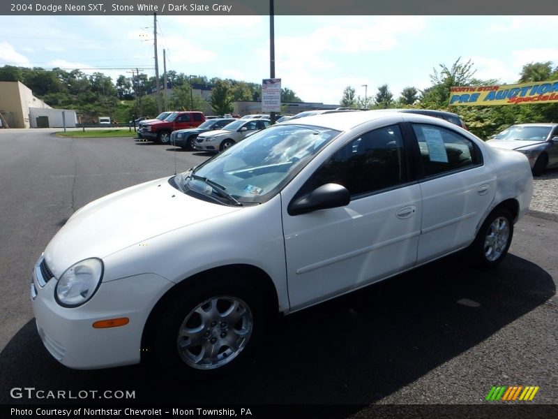 Stone White / Dark Slate Gray 2004 Dodge Neon SXT