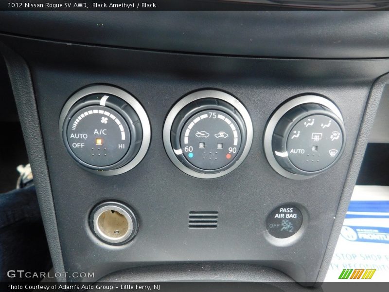Black Amethyst / Black 2012 Nissan Rogue SV AWD