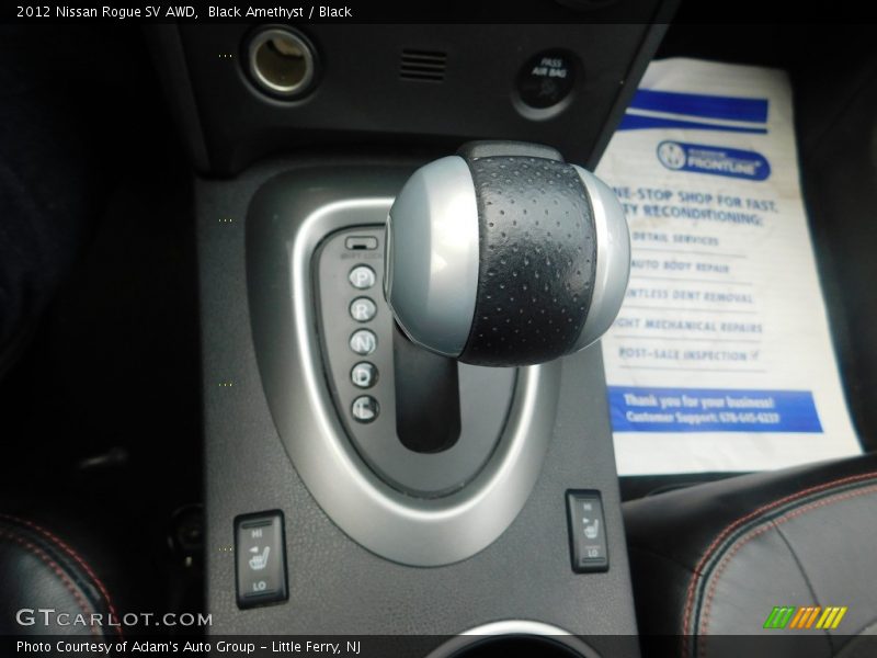 Black Amethyst / Black 2012 Nissan Rogue SV AWD