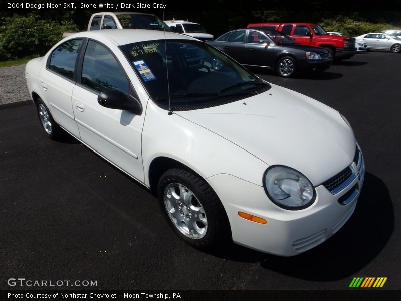 Stone White / Dark Slate Gray 2004 Dodge Neon SXT