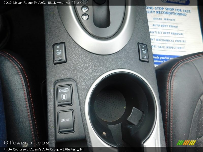 Black Amethyst / Black 2012 Nissan Rogue SV AWD