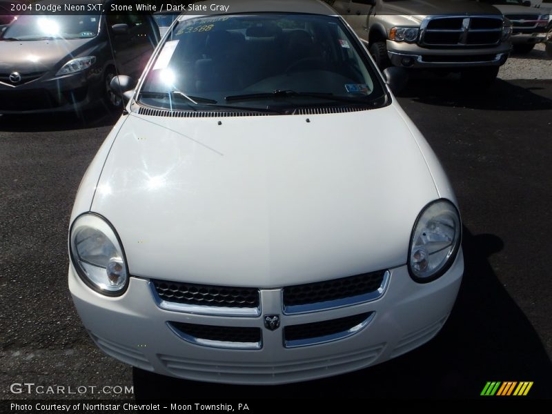 Stone White / Dark Slate Gray 2004 Dodge Neon SXT