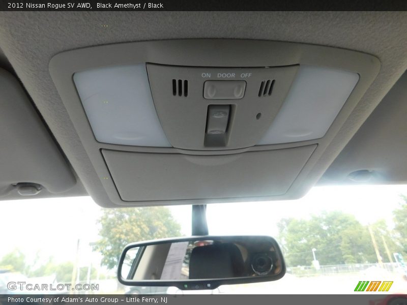 Black Amethyst / Black 2012 Nissan Rogue SV AWD