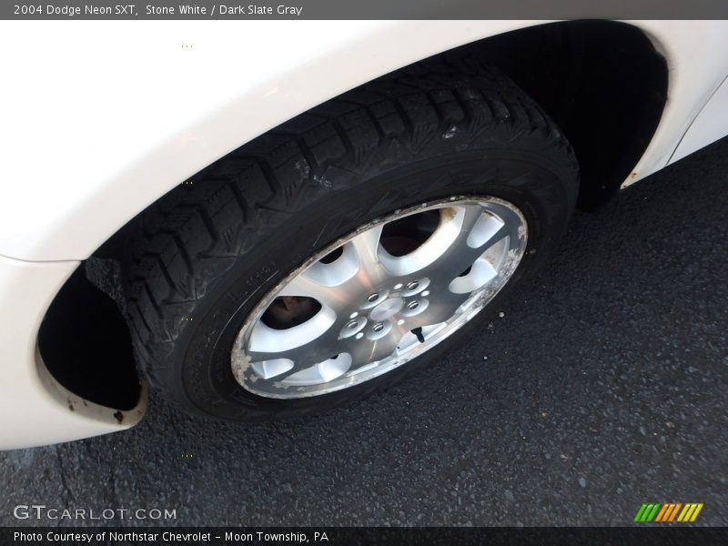 Stone White / Dark Slate Gray 2004 Dodge Neon SXT