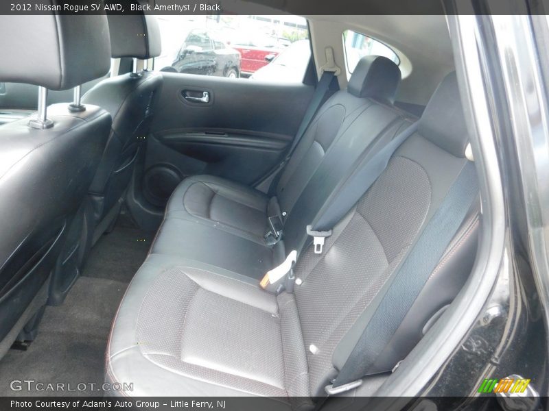 Black Amethyst / Black 2012 Nissan Rogue SV AWD