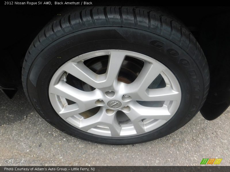 Black Amethyst / Black 2012 Nissan Rogue SV AWD