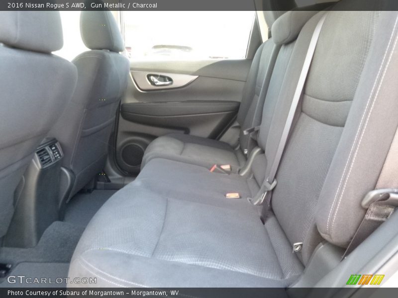 Gun Metallic / Charcoal 2016 Nissan Rogue S AWD