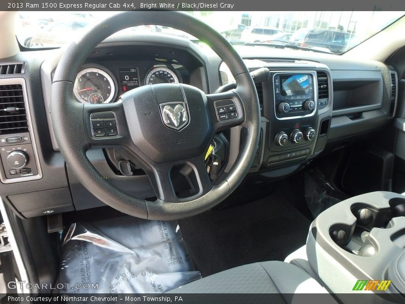 Bright White / Black/Diesel Gray 2013 Ram 1500 Express Regular Cab 4x4