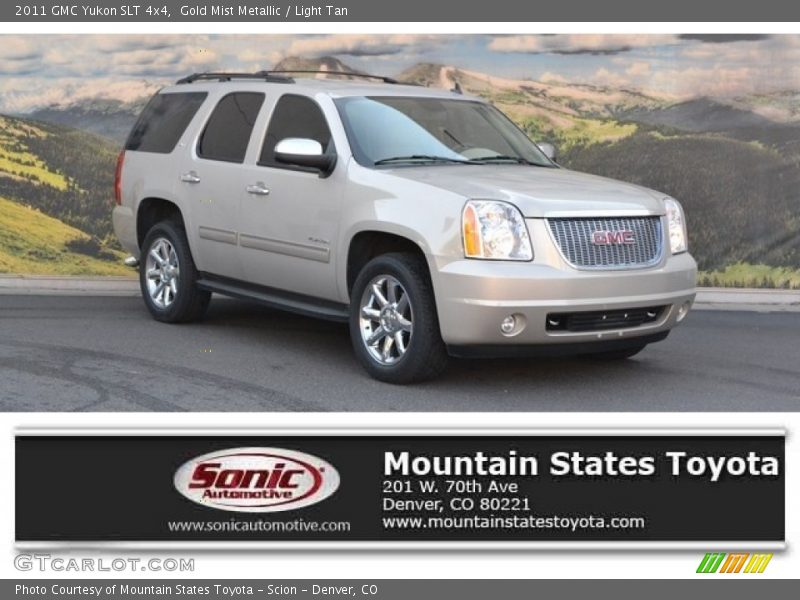 Gold Mist Metallic / Light Tan 2011 GMC Yukon SLT 4x4