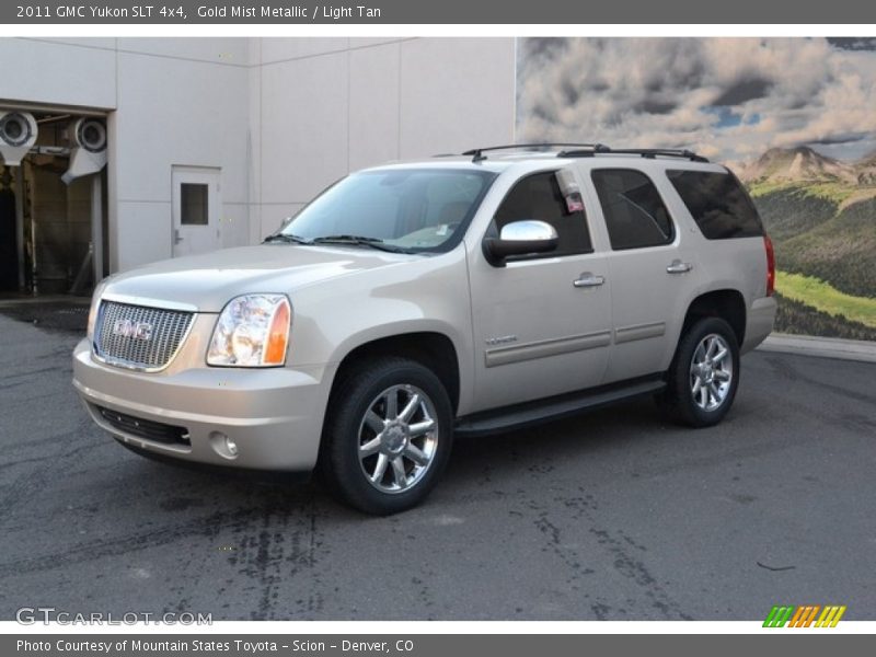 Gold Mist Metallic / Light Tan 2011 GMC Yukon SLT 4x4