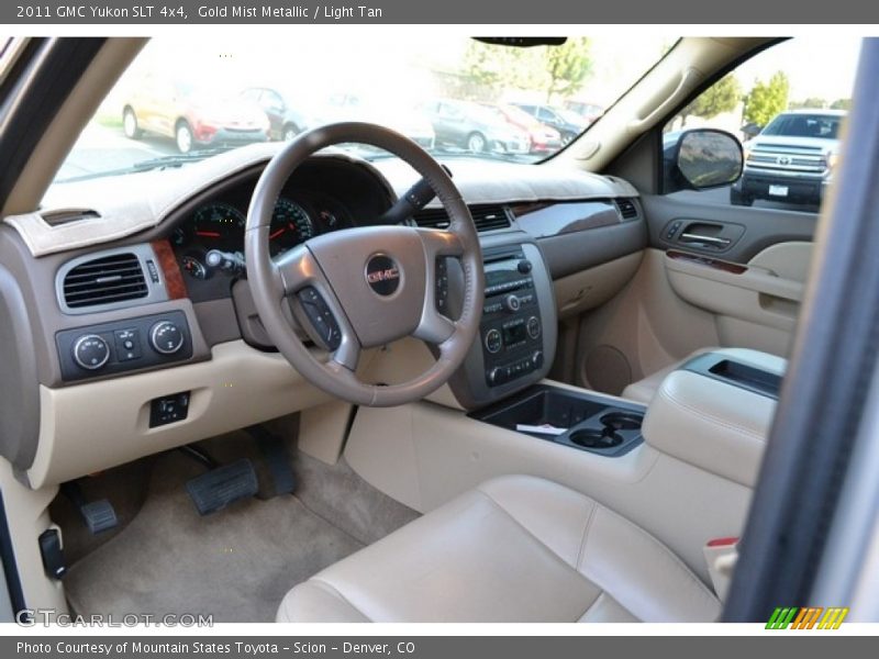 Gold Mist Metallic / Light Tan 2011 GMC Yukon SLT 4x4