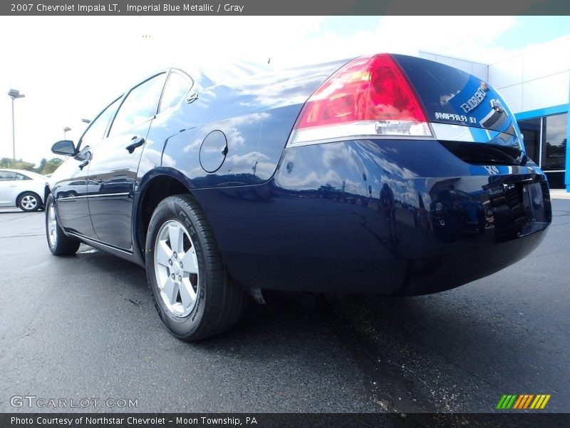 Imperial Blue Metallic / Gray 2007 Chevrolet Impala LT