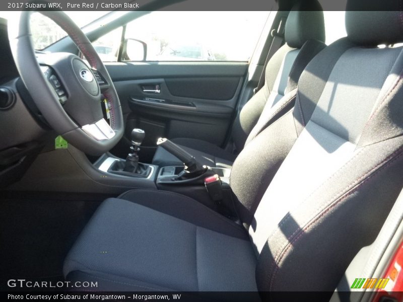 Pure Red / Carbon Black 2017 Subaru WRX