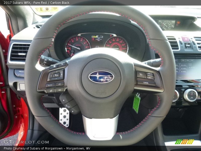 Pure Red / Carbon Black 2017 Subaru WRX
