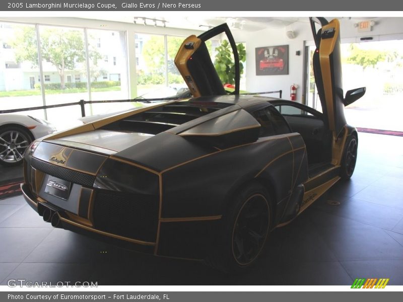 Giallo Evros / Nero Perseus 2005 Lamborghini Murcielago Coupe