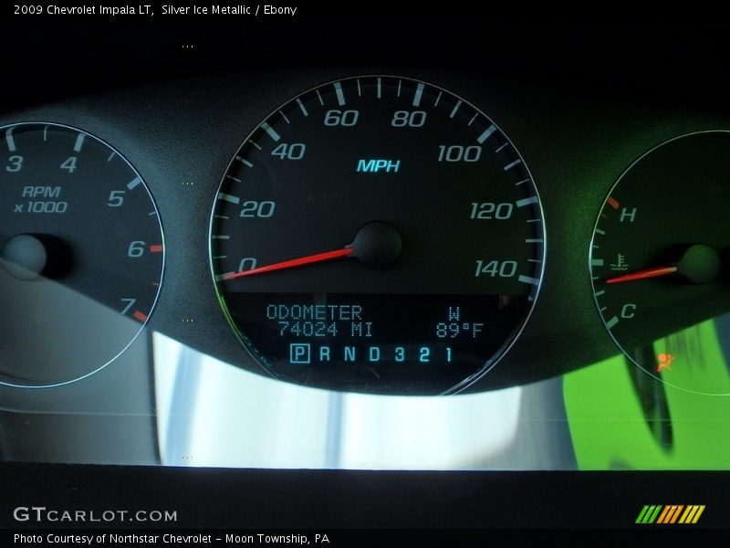 Silver Ice Metallic / Ebony 2009 Chevrolet Impala LT