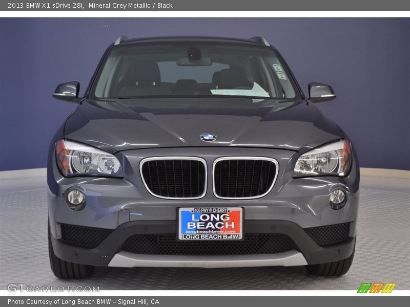 Mineral Grey Metallic / Black 2013 BMW X1 sDrive 28i