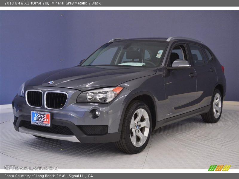 Mineral Grey Metallic / Black 2013 BMW X1 sDrive 28i