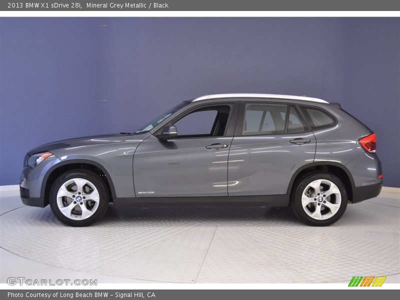 Mineral Grey Metallic / Black 2013 BMW X1 sDrive 28i