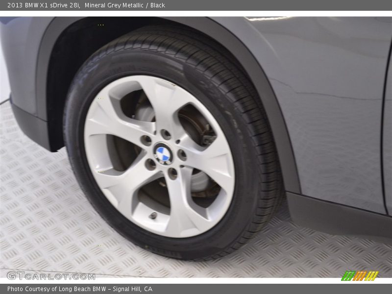 Mineral Grey Metallic / Black 2013 BMW X1 sDrive 28i