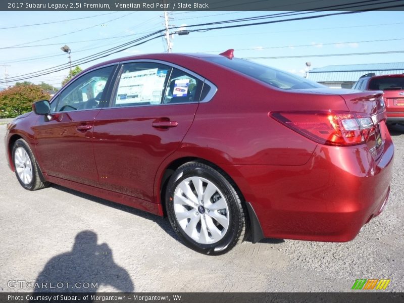 Venetian Red Pearl / Slate Black 2017 Subaru Legacy 2.5i Premium