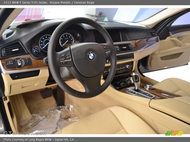 Mojave Metallic / Venetian Beige 2013 BMW 5 Series 535i Sedan