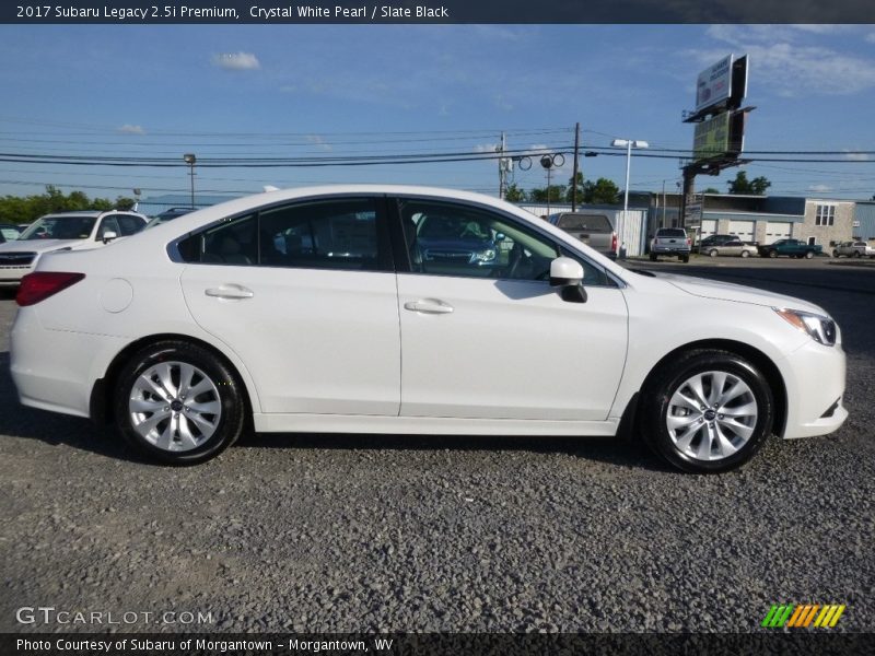 Crystal White Pearl / Slate Black 2017 Subaru Legacy 2.5i Premium