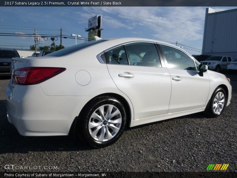Crystal White Pearl / Slate Black 2017 Subaru Legacy 2.5i Premium