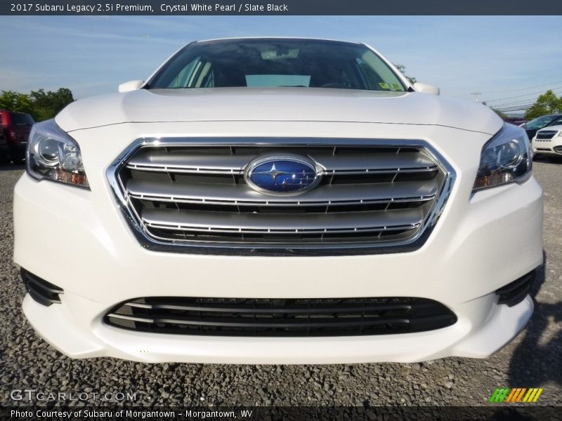 Crystal White Pearl / Slate Black 2017 Subaru Legacy 2.5i Premium