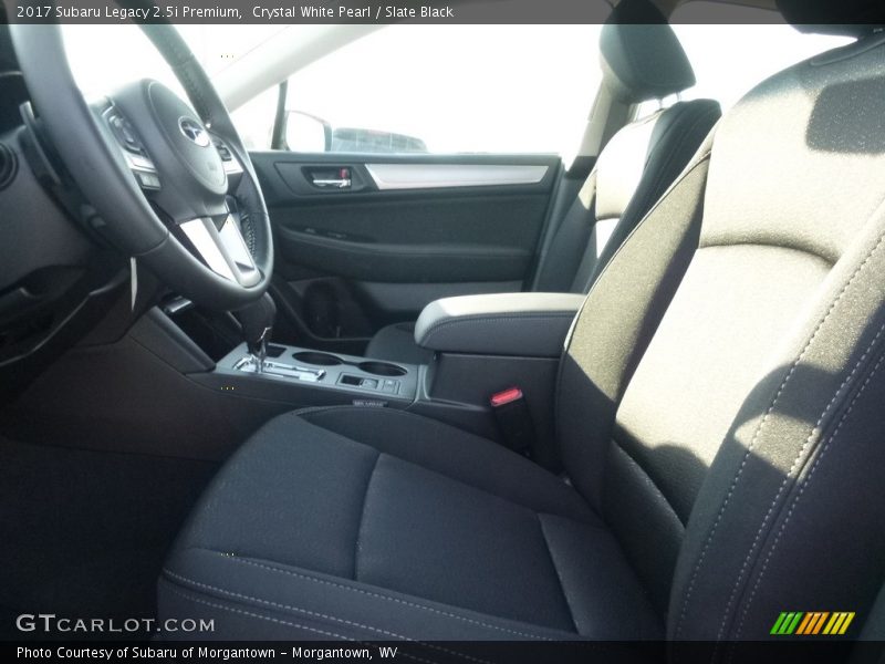 Crystal White Pearl / Slate Black 2017 Subaru Legacy 2.5i Premium