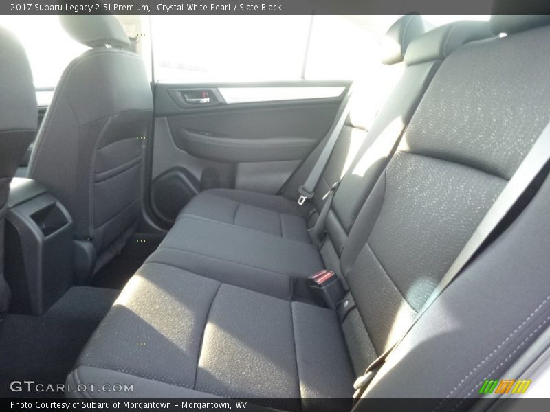 Crystal White Pearl / Slate Black 2017 Subaru Legacy 2.5i Premium