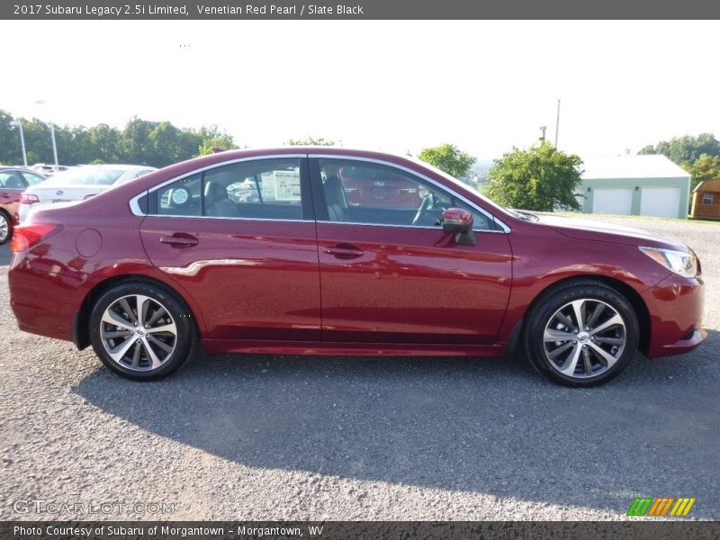 Venetian Red Pearl / Slate Black 2017 Subaru Legacy 2.5i Limited