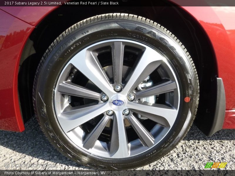 Venetian Red Pearl / Slate Black 2017 Subaru Legacy 2.5i Limited