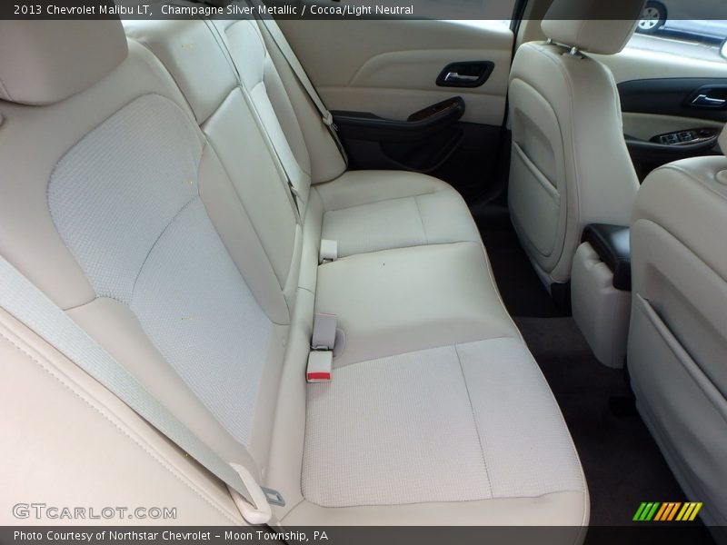 Champagne Silver Metallic / Cocoa/Light Neutral 2013 Chevrolet Malibu LT