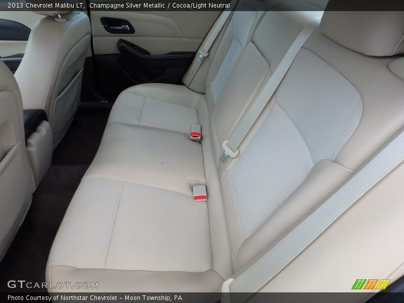 Champagne Silver Metallic / Cocoa/Light Neutral 2013 Chevrolet Malibu LT
