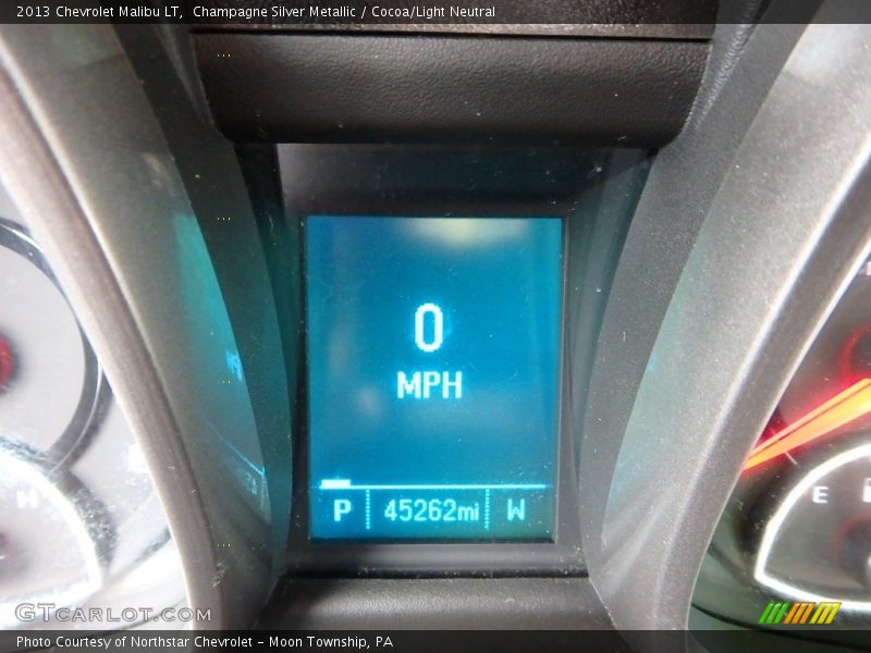 Champagne Silver Metallic / Cocoa/Light Neutral 2013 Chevrolet Malibu LT