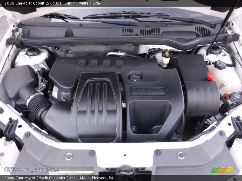 Summit White / Gray 2008 Chevrolet Cobalt LS Coupe