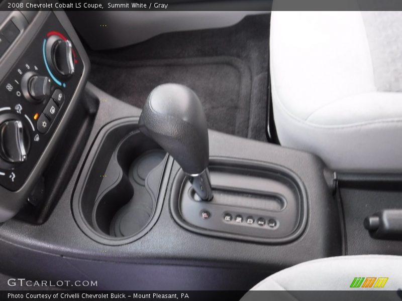 Summit White / Gray 2008 Chevrolet Cobalt LS Coupe